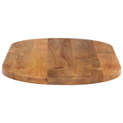  Blat stołu, 110x40x2,5 cm, owalny, lite drewno mango