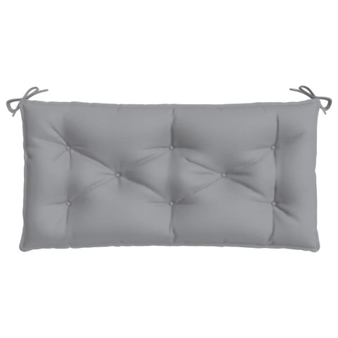  Poduszka na ławkę ogrodową, szara, 110x50x7 cm, tkanina