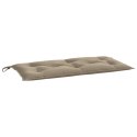  Poduszka na ławkę ogrodową, taupe, 110x50x7 cm, tkanina