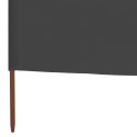  Parawan 6-skrzydłowy z tkaniny, 800x160 cm, antracytowy