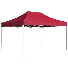  Profesjonalny, składany namiot imprezowy, 4,5 x 3 m, czerwony