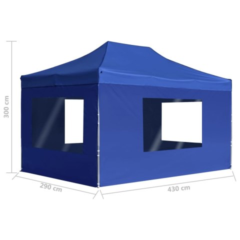  Profesjonalny, składany namiot imprezowy ze ścianami, 4,5 x 3 m