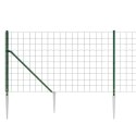 Ogrodzenie z siatki, z kotwami, zielone, 1x10 m