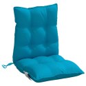  Poduszki na krzesła z niskim oparciem, 2 szt., jasnoniebieskie
