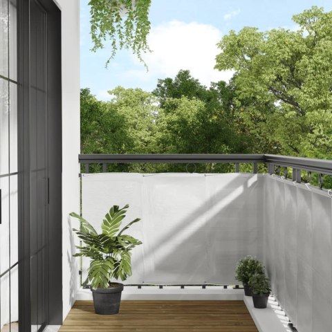  Parawan balkonowy, jasnoszary, 90x300 cm, 100% poliester Oxford
