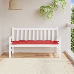  Poduszka na ławkę ogrodową, czerwona, 150x50x7 cm, tkanina