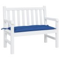  Poduszka na ławkę ogrodową, niebieska, 110x50x7 cm, tkanina