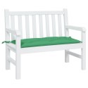  Poduszka na ławkę ogrodową, zielona, 110x50x7 cm, tkanina