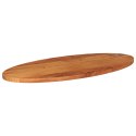  Blat do stołu, 110x40x2,5 cm, owalny, lite drewno akacjowe