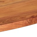  Blat do stołu, 110x50x2,5 cm, owalny, lite drewno akacjowe