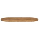  Blat stołu, 100x40x2,5 cm, owalny, lite drewno mango
