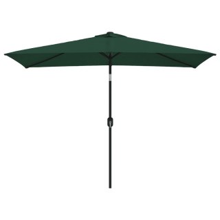  Prostokątny parasol ogrodowy, zielony, 200x300 cm