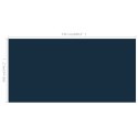  Pływająca folia solarna z PE, 732x366 cm, czarno-niebieska