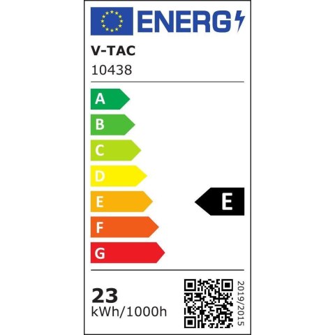 Oprawa Ścienna Elewacyjna LED Linia V-TAC 23W IP65 Antracyt 140cm VT-1178 3000K 2875lm