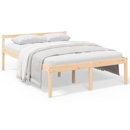  Łóżko dla seniora, 120x190 cm, lite drewno sosnowe