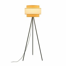 Lampa Stojąca DKD Home Decor Poliester Bambus (50 x 50 x 163 cm)