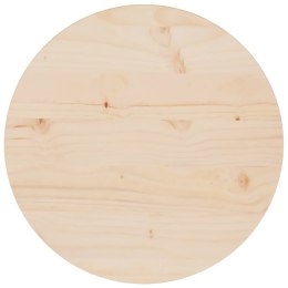  Blat stołu, Ø40x2,5 cm, lite drewno sosnowe