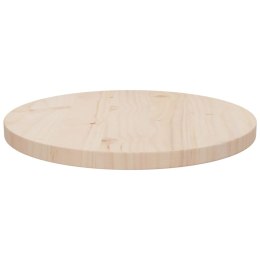  Blat stołu, Ø40x2,5 cm, lite drewno sosnowe