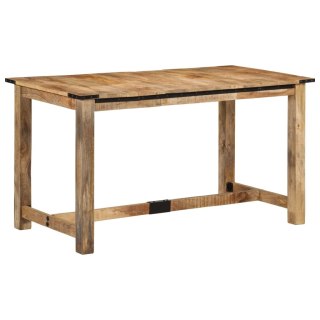  Stół do jadalni, 140x70x75 cm, lite drewno mango