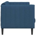  Sofa dwuosobowa, niebieska, tkanina