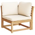 Sofa ogrodowa z poduszkami, 2-osobowa, lite drewno akacjowe