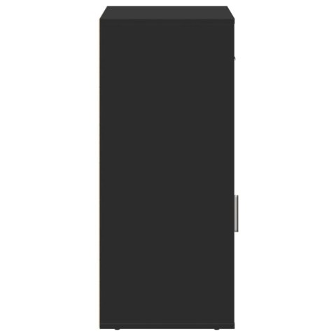  Szafka, czarna, 56,5x39x90 cm, materiał drewnopochodny