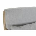 Fotel DKD Home Decor Szary Poliester Płótno Drewno kauczukowe (65 x 83 x 74 cm)