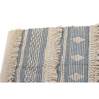 Dywan DKD Home Decor 230 x 160 x 2 cm Niebieski Bawełna Biały Boho