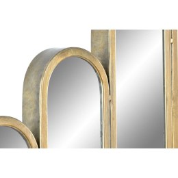 Lustro ścienne DKD Home Decor Złoty Metal Szkło 89,5 x 3,5 x 90 cm