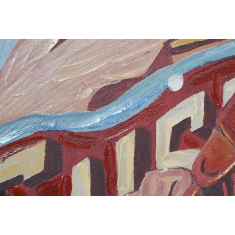 Obraz Home ESPRIT Abstrakcyjny Nowoczesny 100 x 3,5 x 100 cm (2 Sztuk)