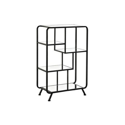 Regał DKD Home Decor Czarny Metal Szkło 60 x 28 x 93 cm (1)