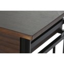 Zestaw Stołowy z 2 Krzesłami DKD Home Decor Brązowy Czarny Metal Drewno MDF 80 x 50 x 84 cm
