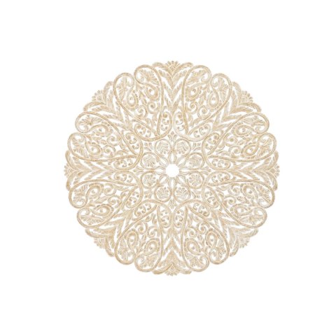 Dekoracja ścienna Home ESPRIT Biały Naturalny Mandala Indianin 119 x 1,5 x 119 cm