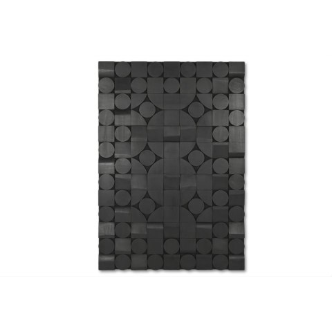 Dekoracja ścienna Home ESPRIT Czarny Abstrakcyjny Nowoczesny 81 x 3,8 x 117 cm