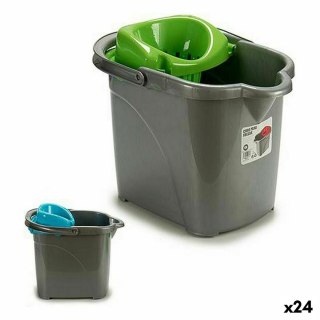 Wiadro Z kółkami Plastikowy 15 L 31 x 31 x 41 cm (24 Sztuk)