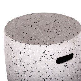 Taboret Terrazzo Biały 40 x 40 x 45 cm