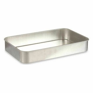 Forma do pieczenia Srebrzysty Aluminium 41 x 6,5 x 26 cm (12 Sztuk)