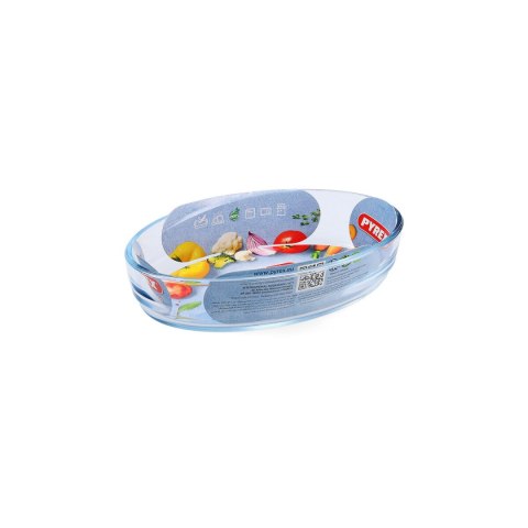 Naczynie do Piekarnika Pyrex Classic Vidrio Przezroczysty Szkło Owalna 21 x 13 x 5 cm (10 Sztuk)