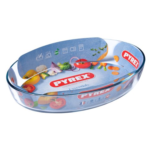 Naczynie do Piekarnika Pyrex Classic Vidrio Przezroczysty Szkło Owalna 35 x 24 x 7 cm (6 Sztuk)