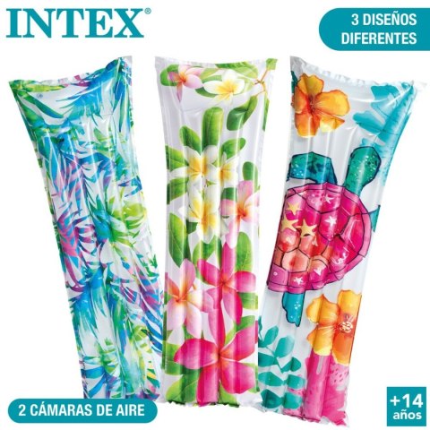 Dmuchany materac Intex Tropikalny 183 x 14 x 69 cm (24 Sztuk)