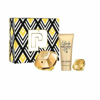 Zestaw Perfum dla Kobiet Paco Rabanne EDP Lady Million EDP 3 Części