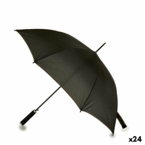 Parasol Czarny Poliester 100 x 100 x 85 cm (24 Sztuk)