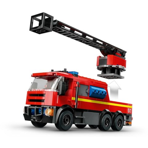 Playset Lego 60414 Fire station with Fire engine