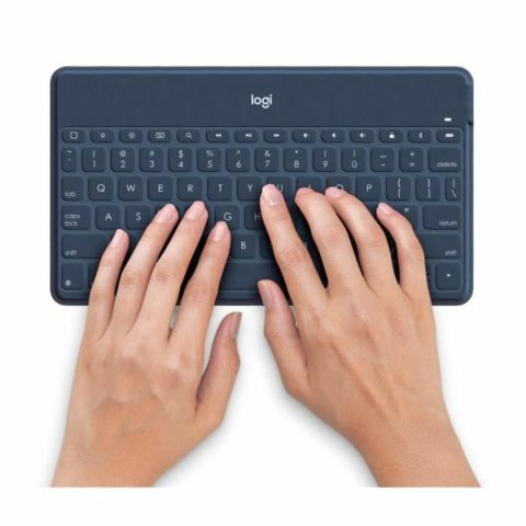 Klawiatura Logitech 920-010048 AZERTY Francuski Niebieski Czarny