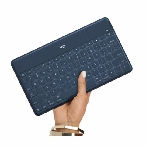 Klawiatura Logitech 920-010048 AZERTY Francuski Niebieski Czarny