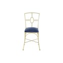 Krzesło do Jadalni DKD Home Decor Niebieski Złoty 45 x 42 x 88,5 cm