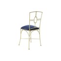 Krzesło do Jadalni DKD Home Decor Niebieski Złoty 45 x 42 x 88,5 cm