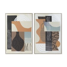 Obraz DKD Home Decor Abstrakcyjny Nowoczesny 84 x 4,5 x 123 cm (2 Sztuk)
