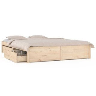  Rama łóżka z szufladami, 140x190 cm