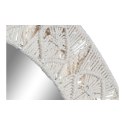 Lustro ścienne DKD Home Decor ES-171097 75 x 2 x 75 cm Drewno Biały Makrama Boho